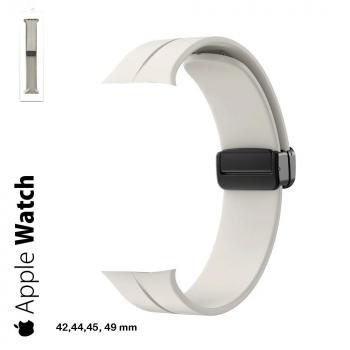 Armband - Apple Watch Magnet 42, 44, 45, 49 mm - starlight