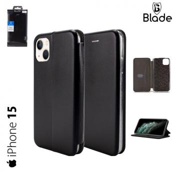 Blade Book Tasche Style - iPhone 15 - black