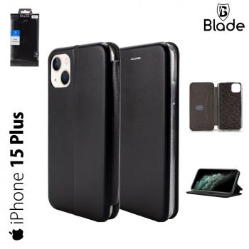 Blade Book Tasche Style - iPhone 15 Plus - black