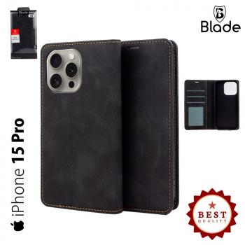 Blade Book Tasche Ruby - iPhone 15 Pro - black