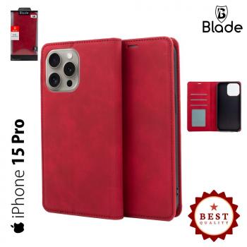 Blade Book Tasche Ruby - iPhone 15 Pro - red
