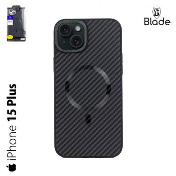 Blade Carbon Case Komp. mit MagSafe - iPhone 15 Plus - black